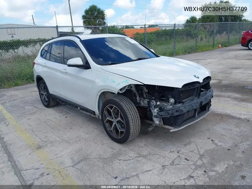 2017 BMW X1 Sdrive28I VIN: WBXHU7C30H5H37709 Lot: 45399531