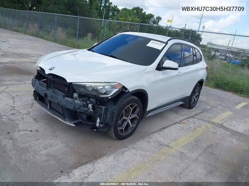 2017 BMW X1 Sdrive28I VIN: WBXHU7C30H5H37709 Lot: 45399531