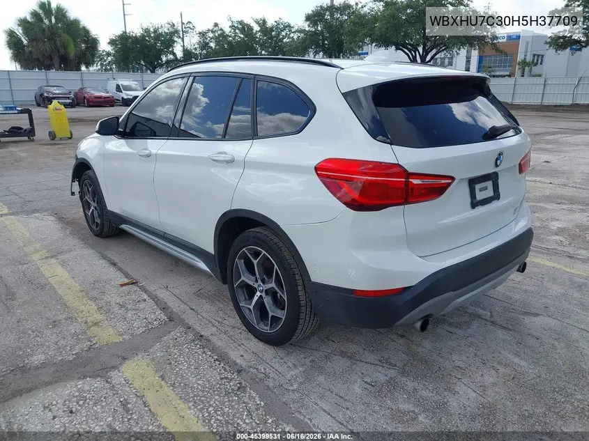 2017 BMW X1 Sdrive28I VIN: WBXHU7C30H5H37709 Lot: 45399531