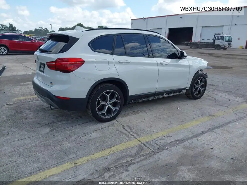 2017 BMW X1 Sdrive28I VIN: WBXHU7C30H5H37709 Lot: 45399531