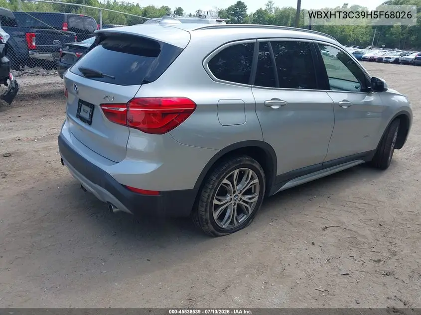 2017 BMW X1 xDrive28I VIN: WBXHT3C39H5F68026 Lot: 45538539