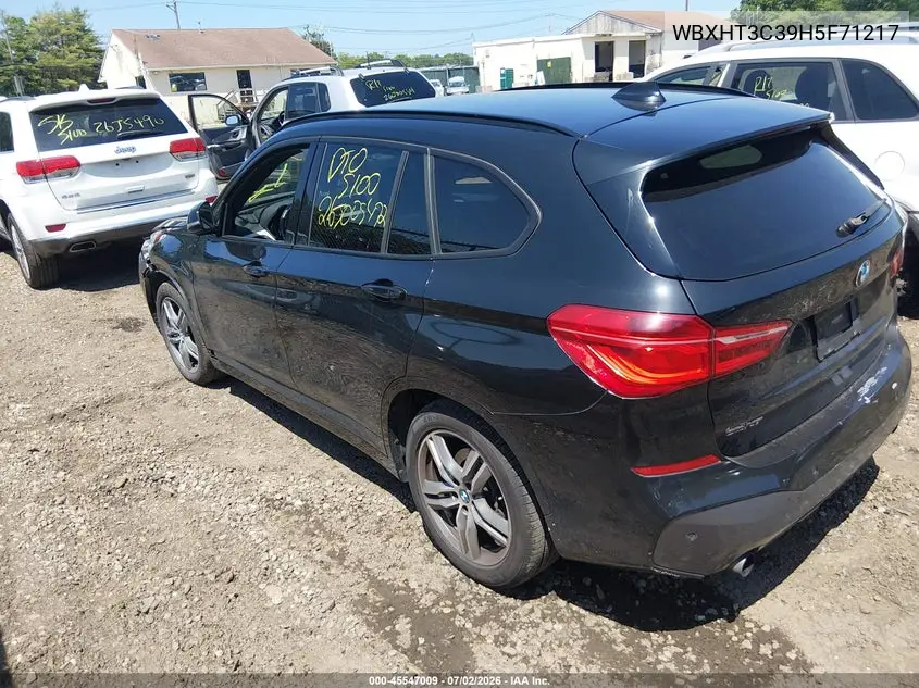 2017 BMW X1 xDrive28I VIN: WBXHT3C39H5F71217 Lot: 45547009