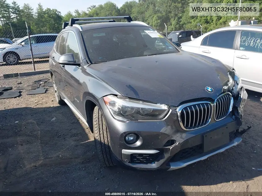 2017 BMW X1 xDrive28I VIN: WBXHT3C32H5F80065 Lot: 45609315