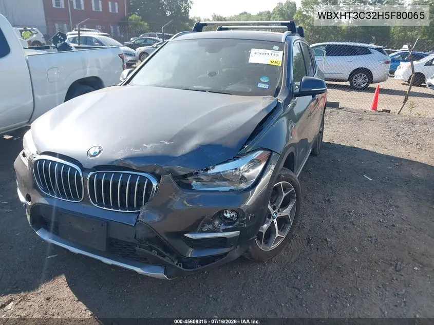 2017 BMW X1 xDrive28I VIN: WBXHT3C32H5F80065 Lot: 45609315