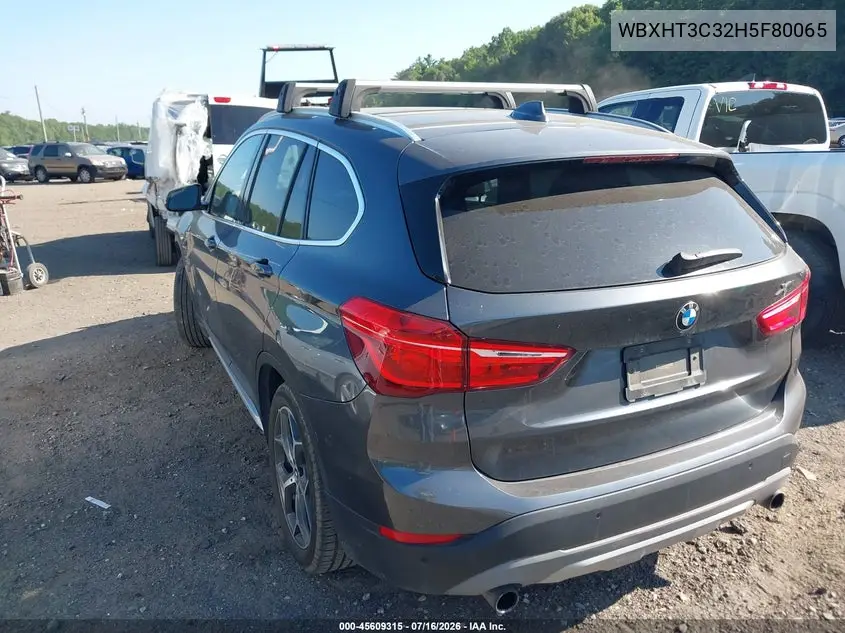 2017 BMW X1 xDrive28I VIN: WBXHT3C32H5F80065 Lot: 45609315