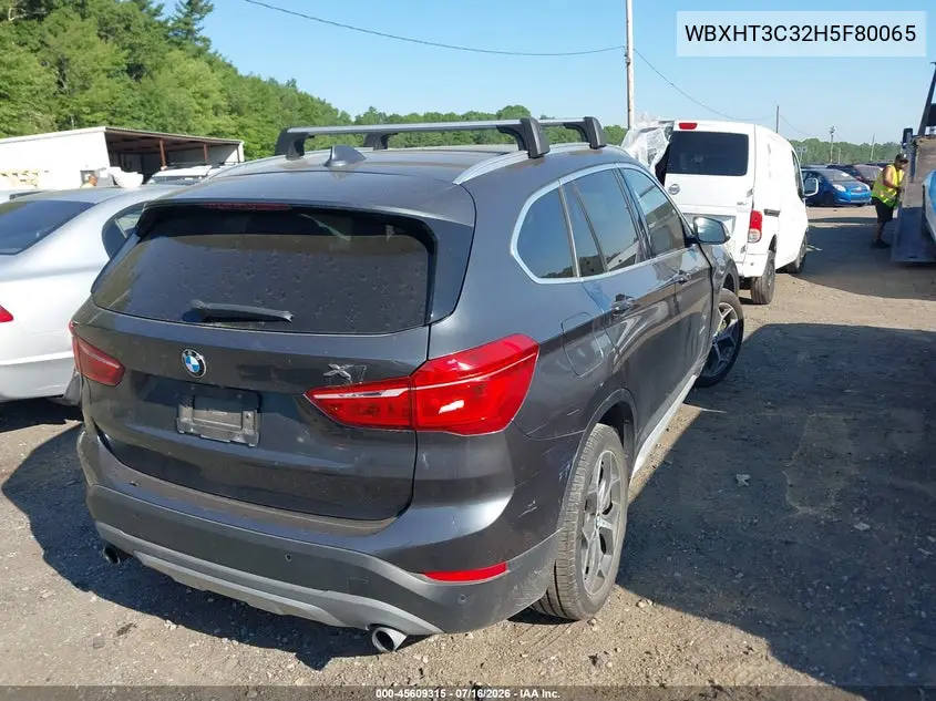2017 BMW X1 xDrive28I VIN: WBXHT3C32H5F80065 Lot: 45609315