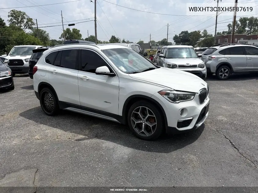 2017 BMW X1 xDrive28I VIN: WBXHT3C3XH5F87619 Lot: 45685912