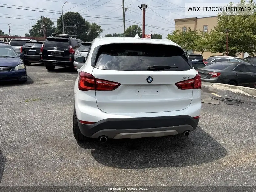 2017 BMW X1 xDrive28I VIN: WBXHT3C3XH5F87619 Lot: 45685912