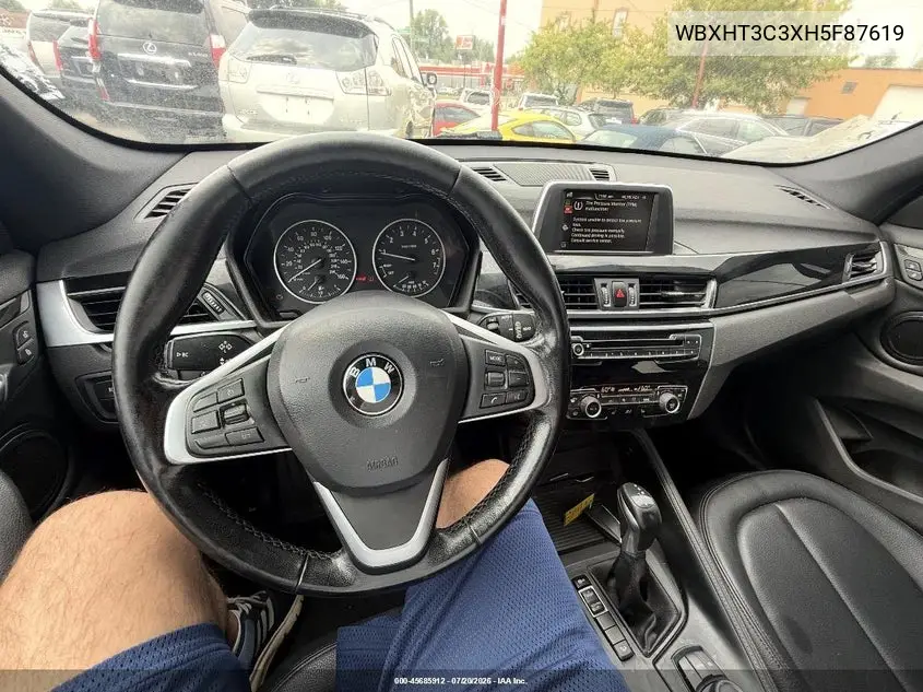 2017 BMW X1 xDrive28I VIN: WBXHT3C3XH5F87619 Lot: 45685912