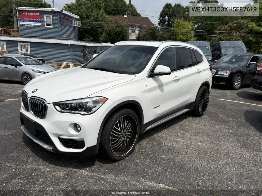 2017 BMW X1 xDrive28I VIN: WBXHT3C3XH5F87619 Lot: 45685912