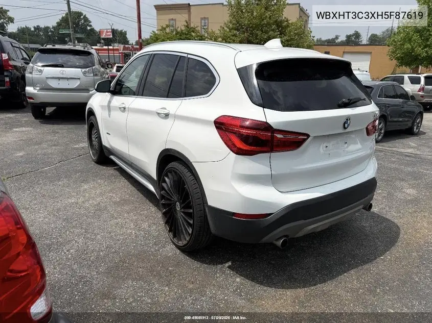 2017 BMW X1 xDrive28I VIN: WBXHT3C3XH5F87619 Lot: 45685912