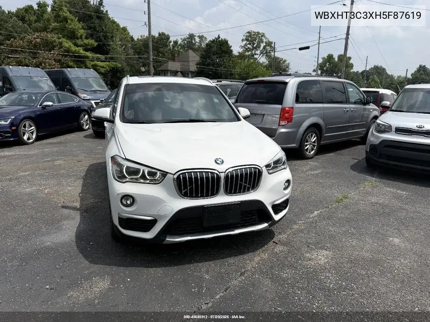 2017 BMW X1 xDrive28I VIN: WBXHT3C3XH5F87619 Lot: 45685912