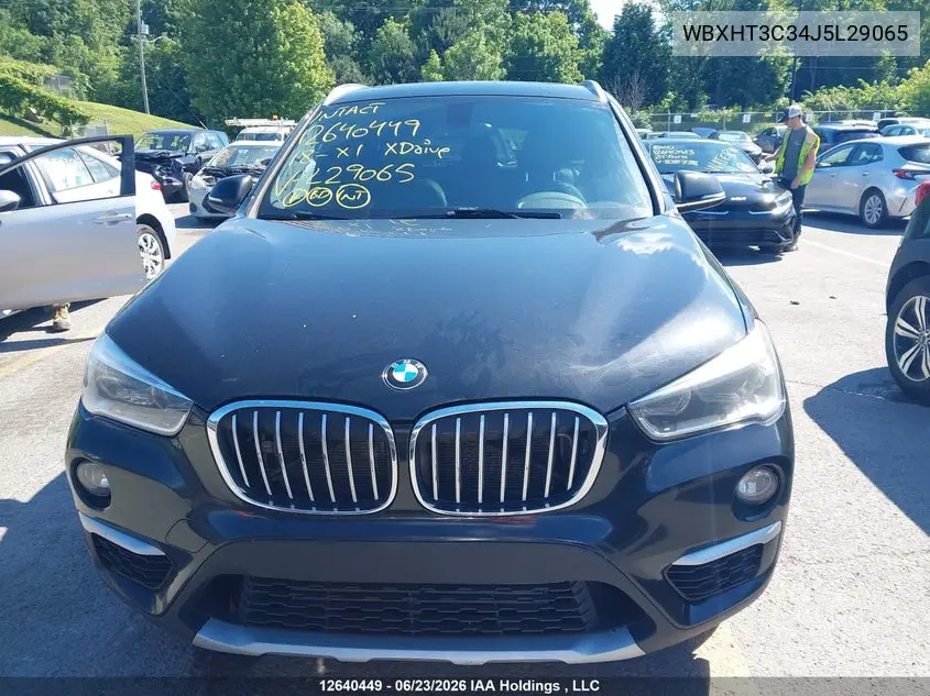 2018 BMW X1 xDrive28I VIN: WBXHT3C34J5L29065 Lot: 12640449
