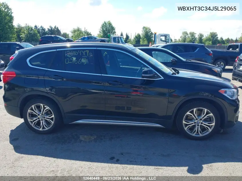 2018 BMW X1 xDrive28I VIN: WBXHT3C34J5L29065 Lot: 12640449