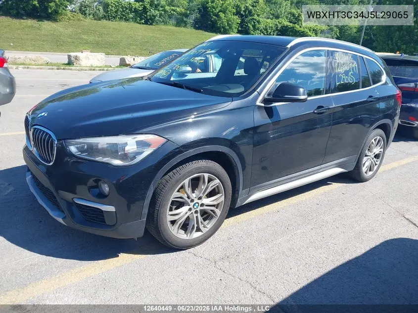 2018 BMW X1 xDrive28I VIN: WBXHT3C34J5L29065 Lot: 12640449