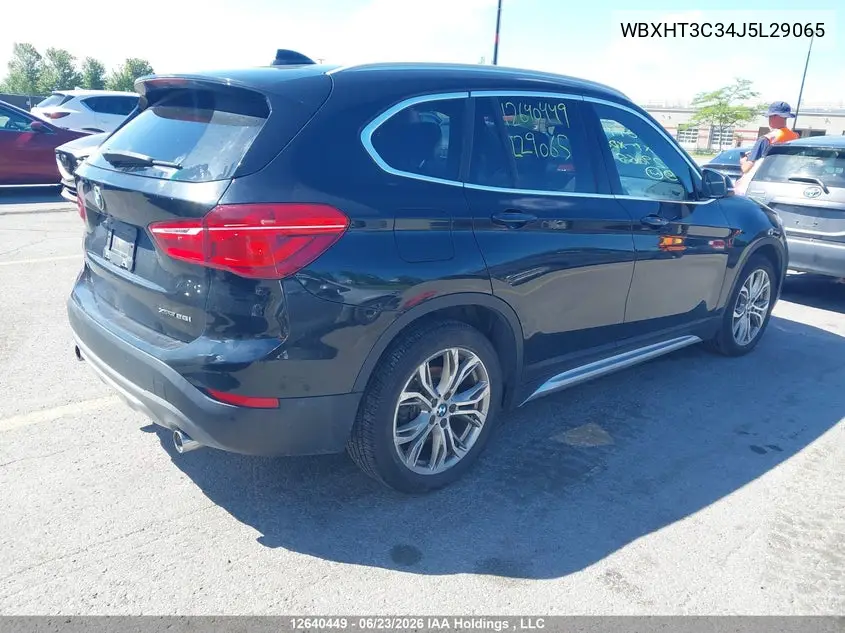 2018 BMW X1 xDrive28I VIN: WBXHT3C34J5L29065 Lot: 12640449