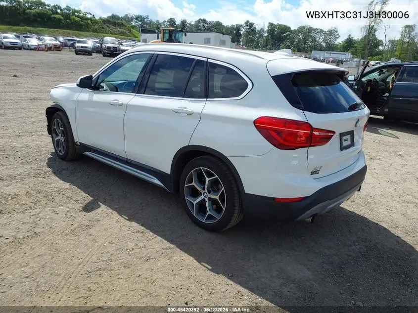 2018 BMW X1 xDrive28I VIN: WBXHT3C31J3H30006 Lot: 45420392