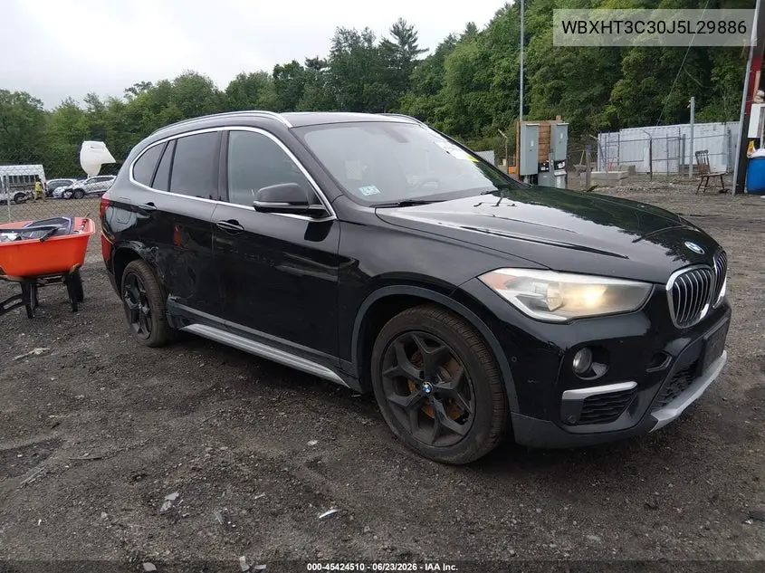 2018 BMW X1 xDrive28I VIN: WBXHT3C30J5L29886 Lot: 45424510