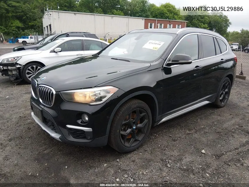 2018 BMW X1 xDrive28I VIN: WBXHT3C30J5L29886 Lot: 45424510