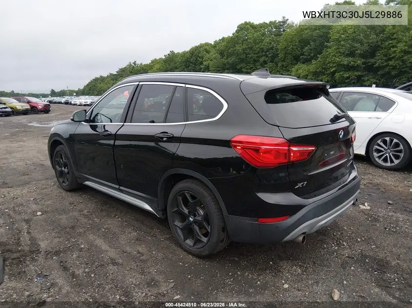 2018 BMW X1 xDrive28I VIN: WBXHT3C30J5L29886 Lot: 45424510