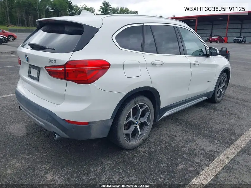 2018 BMW X1 xDrive28I VIN: WBXHT3C38J5F91125 Lot: 45424552
