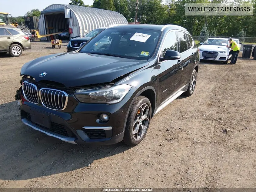 2018 BMW X1 xDrive28I VIN: WBXHT3C37J5F90595 Lot: 45453861