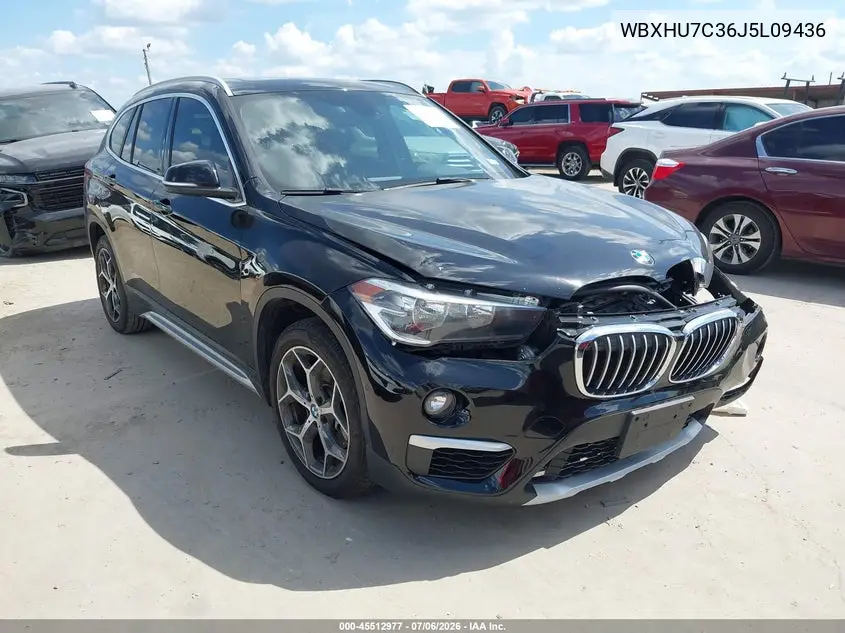 2018 BMW X1 Sdrive28I VIN: WBXHU7C36J5L09436 Lot: 45512977