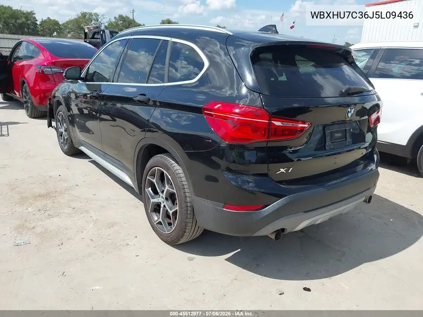 2018 BMW X1 Sdrive28I VIN: WBXHU7C36J5L09436 Lot: 45512977