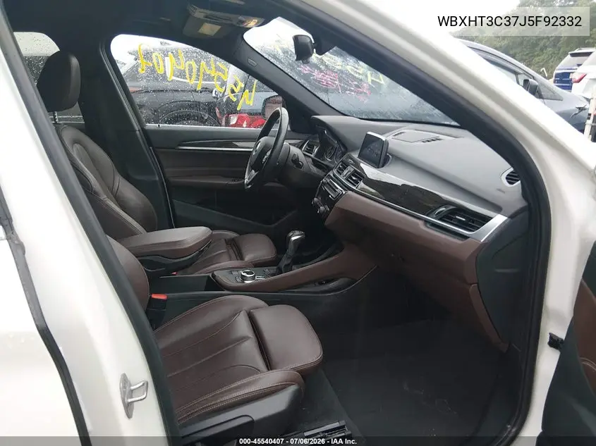 2018 BMW X1 xDrive28I VIN: WBXHT3C37J5F92332 Lot: 45540407