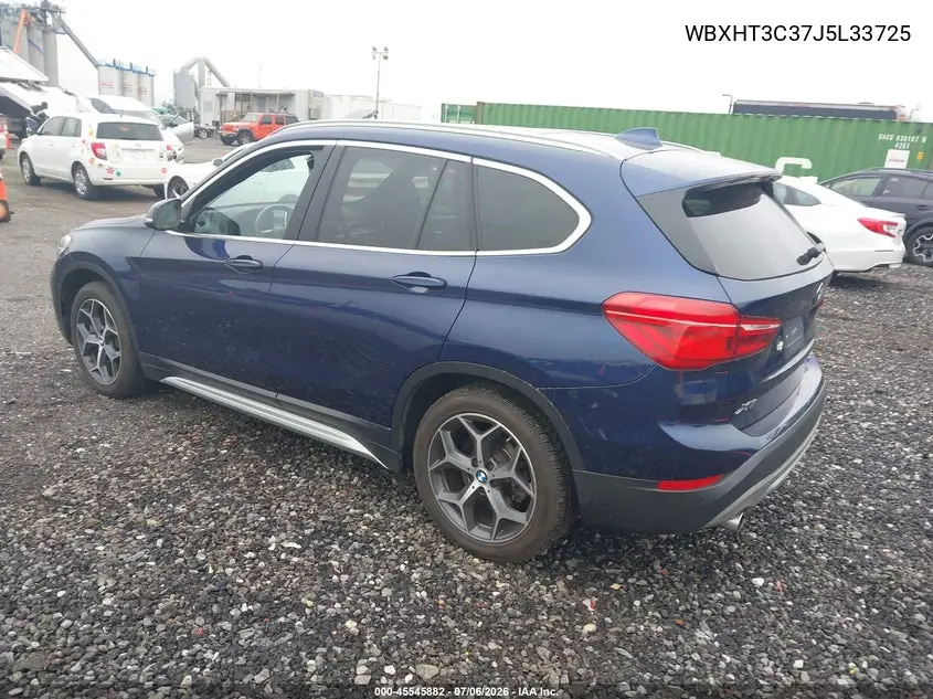 2018 BMW X1 xDrive28I VIN: WBXHT3C37J5L33725 Lot: 45545882