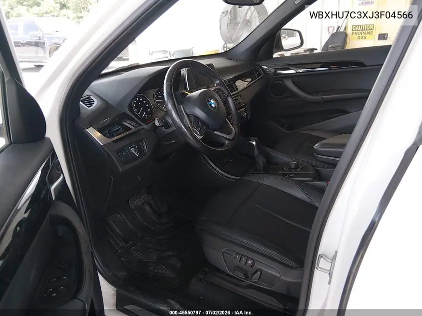 2018 BMW X1 Sdrive28I VIN: WBXHU7C3XJ3F04566 Lot: 45550797
