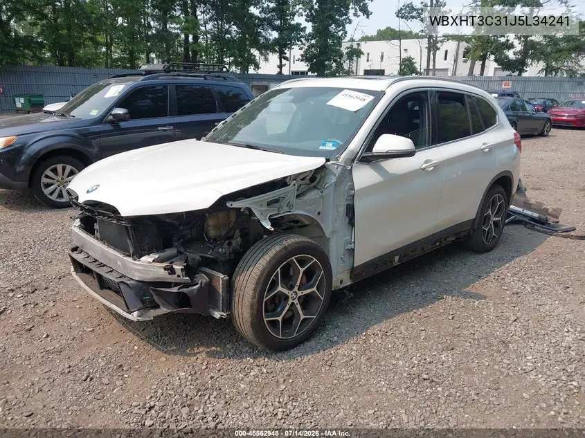 2018 BMW X1 xDrive28I VIN: WBXHT3C31J5L34241 Lot: 45562948