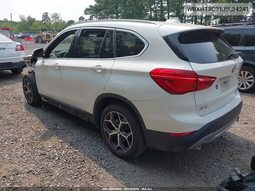 2018 BMW X1 xDrive28I VIN: WBXHT3C31J5L34241 Lot: 45562948