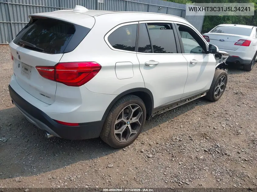 2018 BMW X1 xDrive28I VIN: WBXHT3C31J5L34241 Lot: 45562948