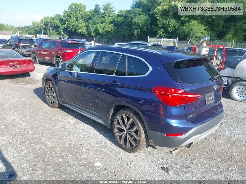 2018 BMW X1 xDrive28I VIN: WBXHT3C38J3H30584 Lot: 45565894