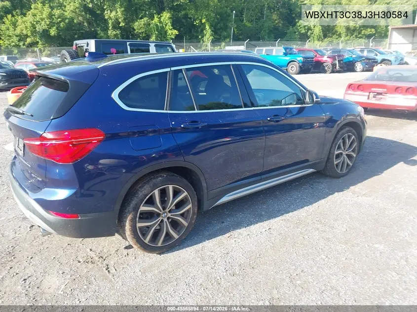 2018 BMW X1 xDrive28I VIN: WBXHT3C38J3H30584 Lot: 45565894
