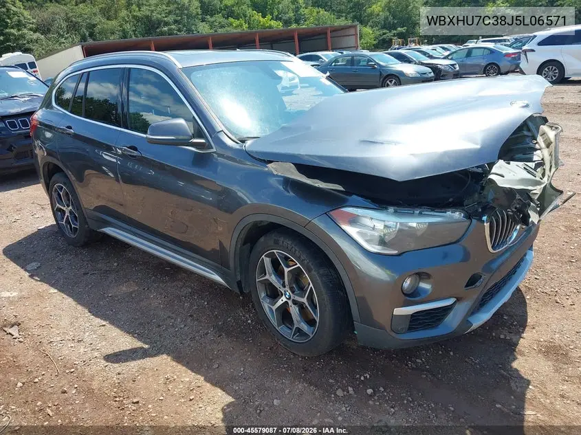 2018 BMW X1 Sdrive28I VIN: WBXHU7C38J5L06571 Lot: 45579087