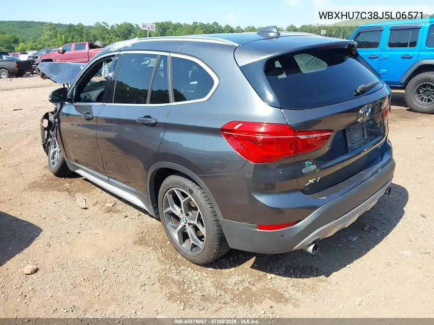 2018 BMW X1 Sdrive28I VIN: WBXHU7C38J5L06571 Lot: 45579087