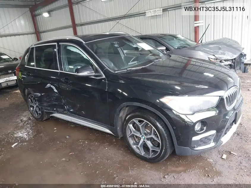 2018 BMW X1 xDrive28I VIN: WBXHT3C35J5L31116 Lot: 45581052