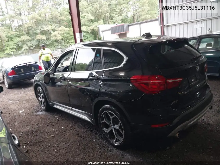2018 BMW X1 xDrive28I VIN: WBXHT3C35J5L31116 Lot: 45581052