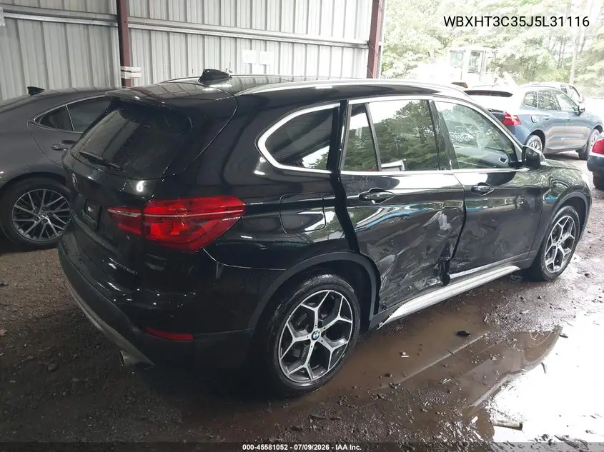 2018 BMW X1 xDrive28I VIN: WBXHT3C35J5L31116 Lot: 45581052