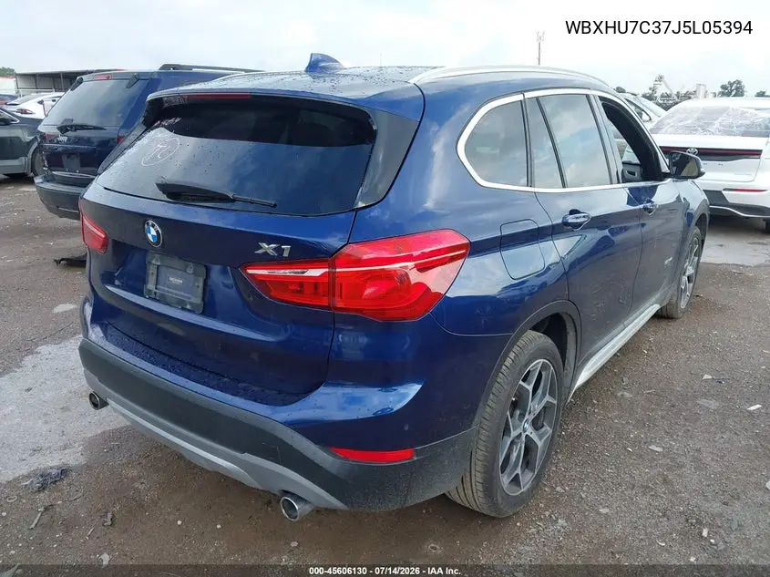 2018 BMW X1 Sdrive28I VIN: WBXHU7C37J5L05394 Lot: 45606130