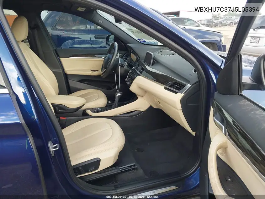 2018 BMW X1 Sdrive28I VIN: WBXHU7C37J5L05394 Lot: 45606130