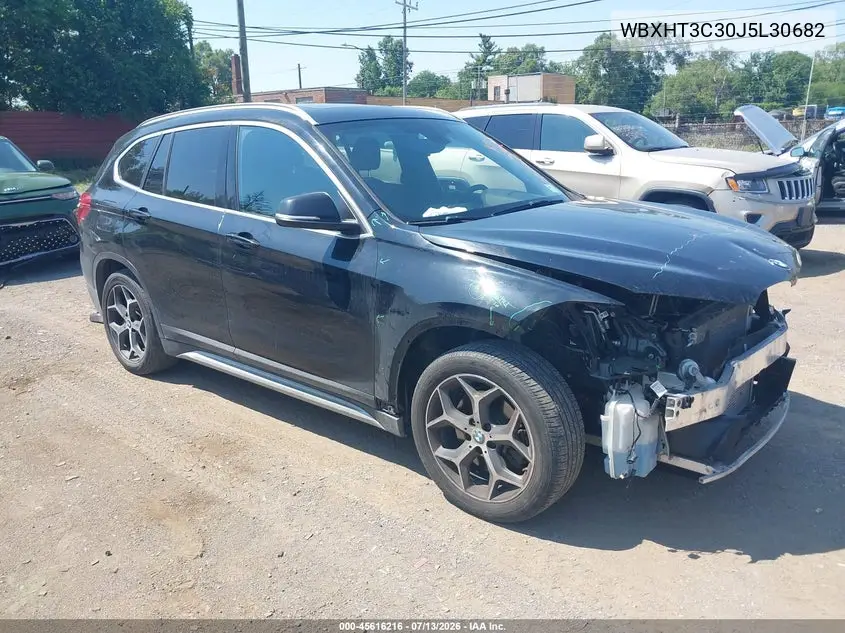 2018 BMW X1 xDrive28I VIN: WBXHT3C30J5L30682 Lot: 45616216