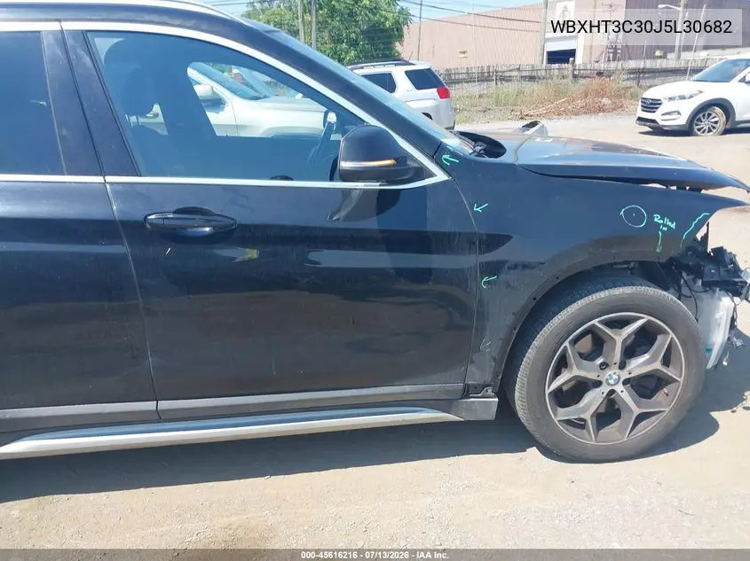 2018 BMW X1 xDrive28I VIN: WBXHT3C30J5L30682 Lot: 45616216