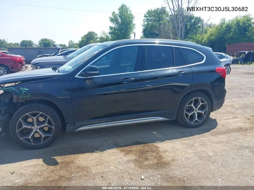 2018 BMW X1 xDrive28I VIN: WBXHT3C30J5L30682 Lot: 45616216