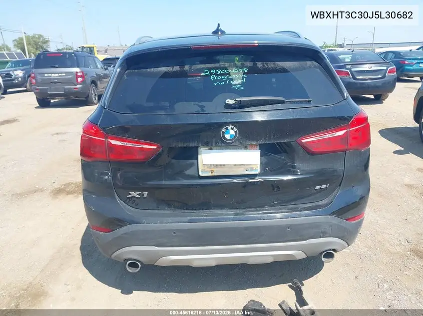 2018 BMW X1 xDrive28I VIN: WBXHT3C30J5L30682 Lot: 45616216