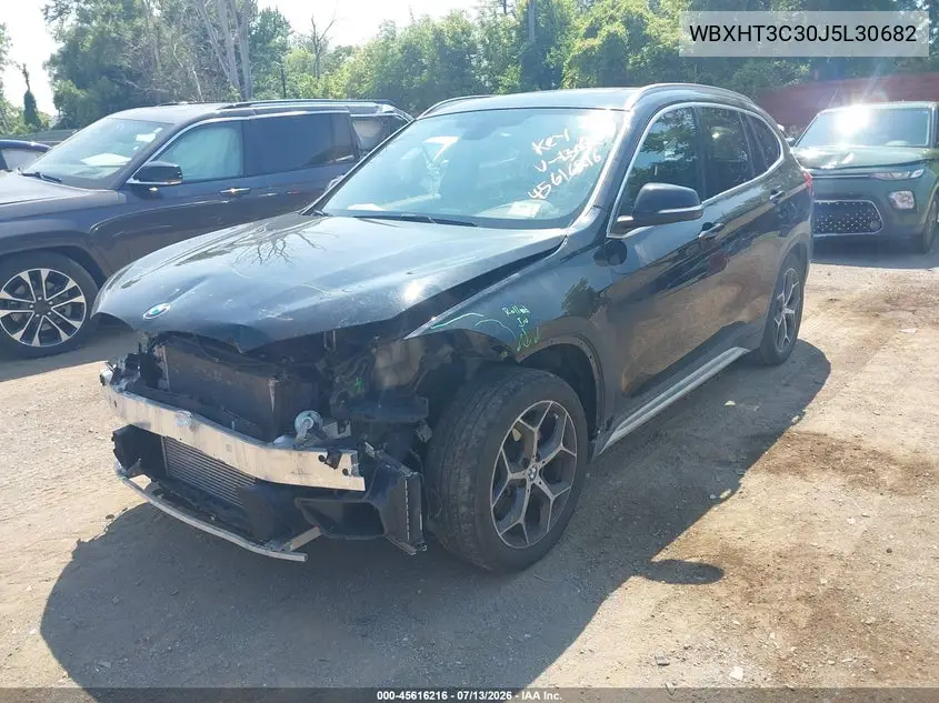 2018 BMW X1 xDrive28I VIN: WBXHT3C30J5L30682 Lot: 45616216