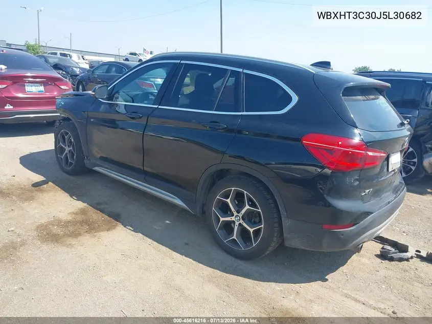 2018 BMW X1 xDrive28I VIN: WBXHT3C30J5L30682 Lot: 45616216