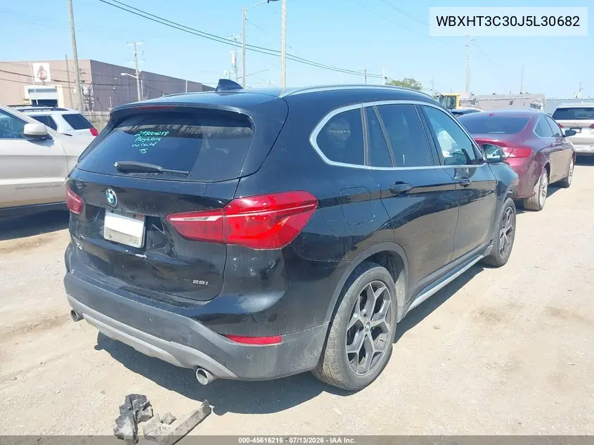 2018 BMW X1 xDrive28I VIN: WBXHT3C30J5L30682 Lot: 45616216